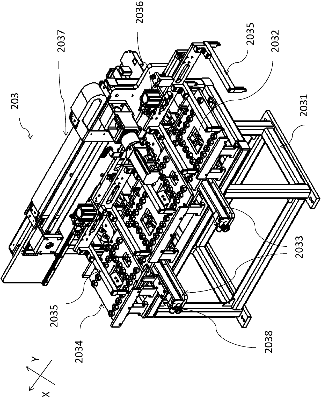 Automatic paring equipment of battery cells