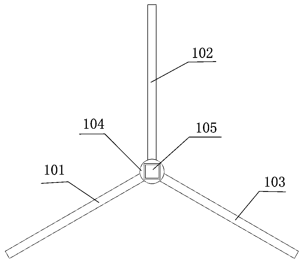 Assembled high-altitude hoisting platform