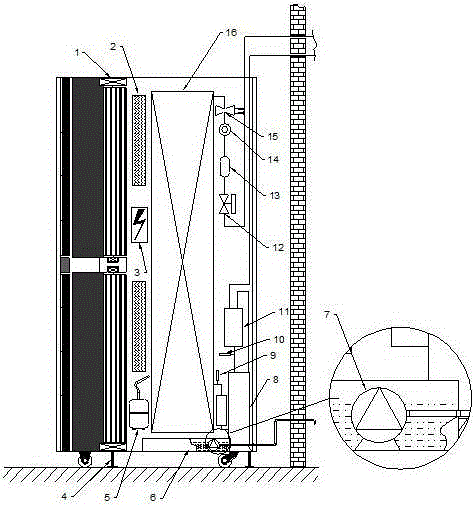 Air conditioning system for computer room