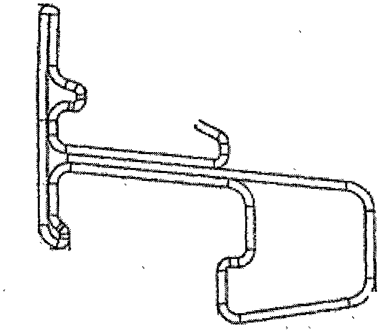 Method and device for fastening joint corner position of sealing strip of front door of automobile