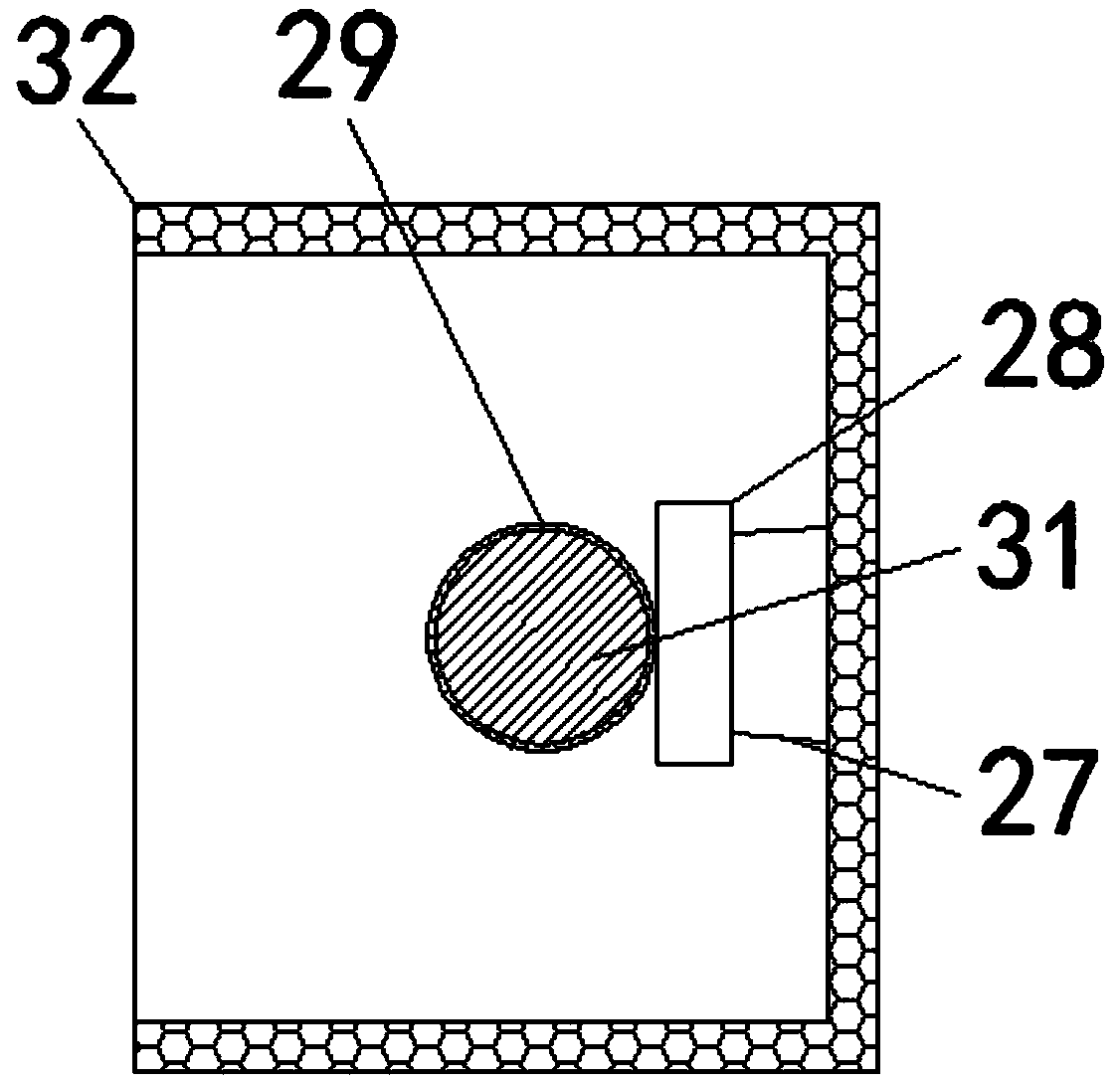 Efficient glass edge grinding device with protection function