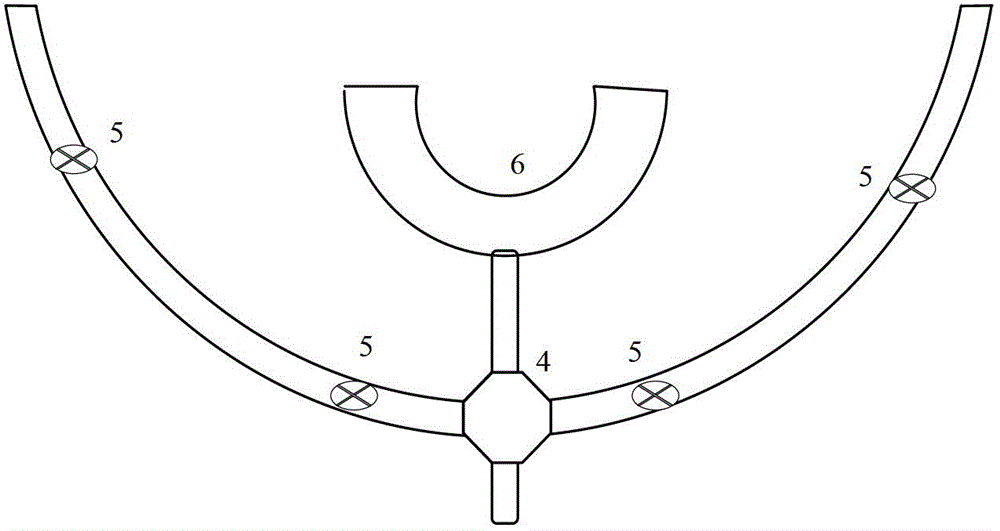 Dental jaw movement locus recording device and dental jaw relationship transferring method