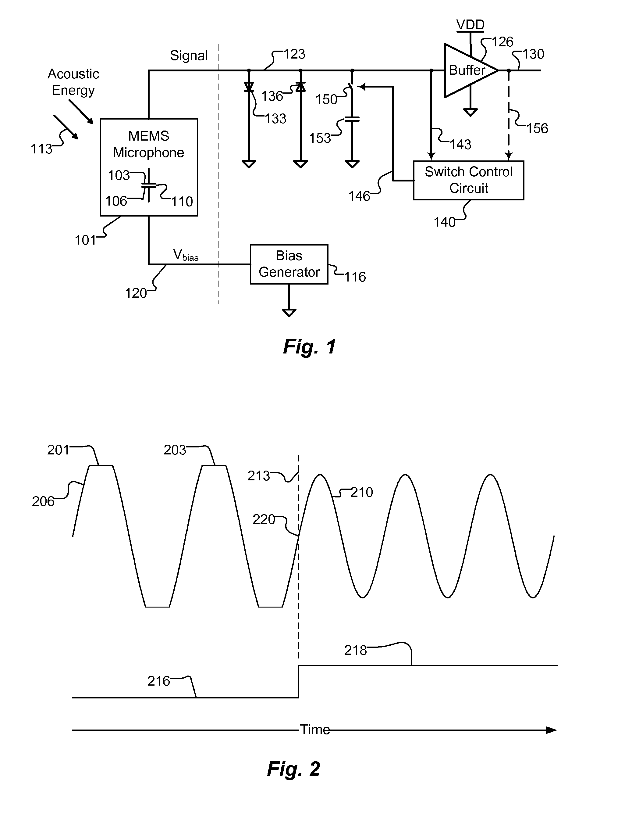 Switchable Attenuation Circuit for MEMS Microphone Systems