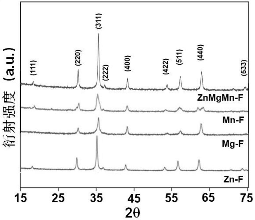 A magnetic iron-based polyatomic coupling self-assembled two-dimensional nanosheet catalyst and its preparation method and application