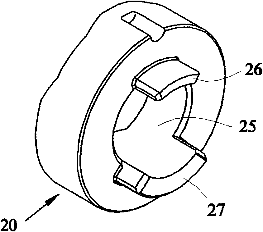 Pivot device capable of being rightly assembled