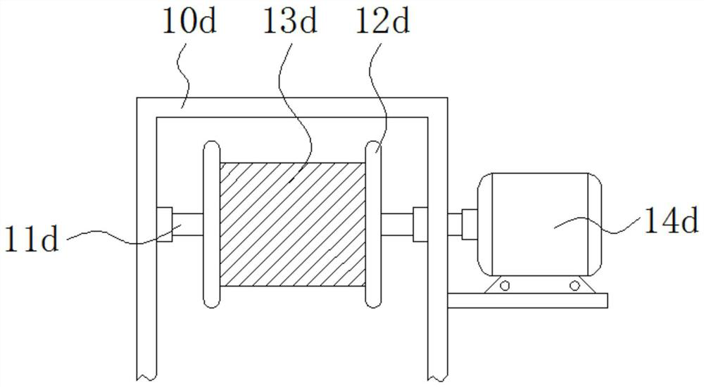 Drying device for rice processing