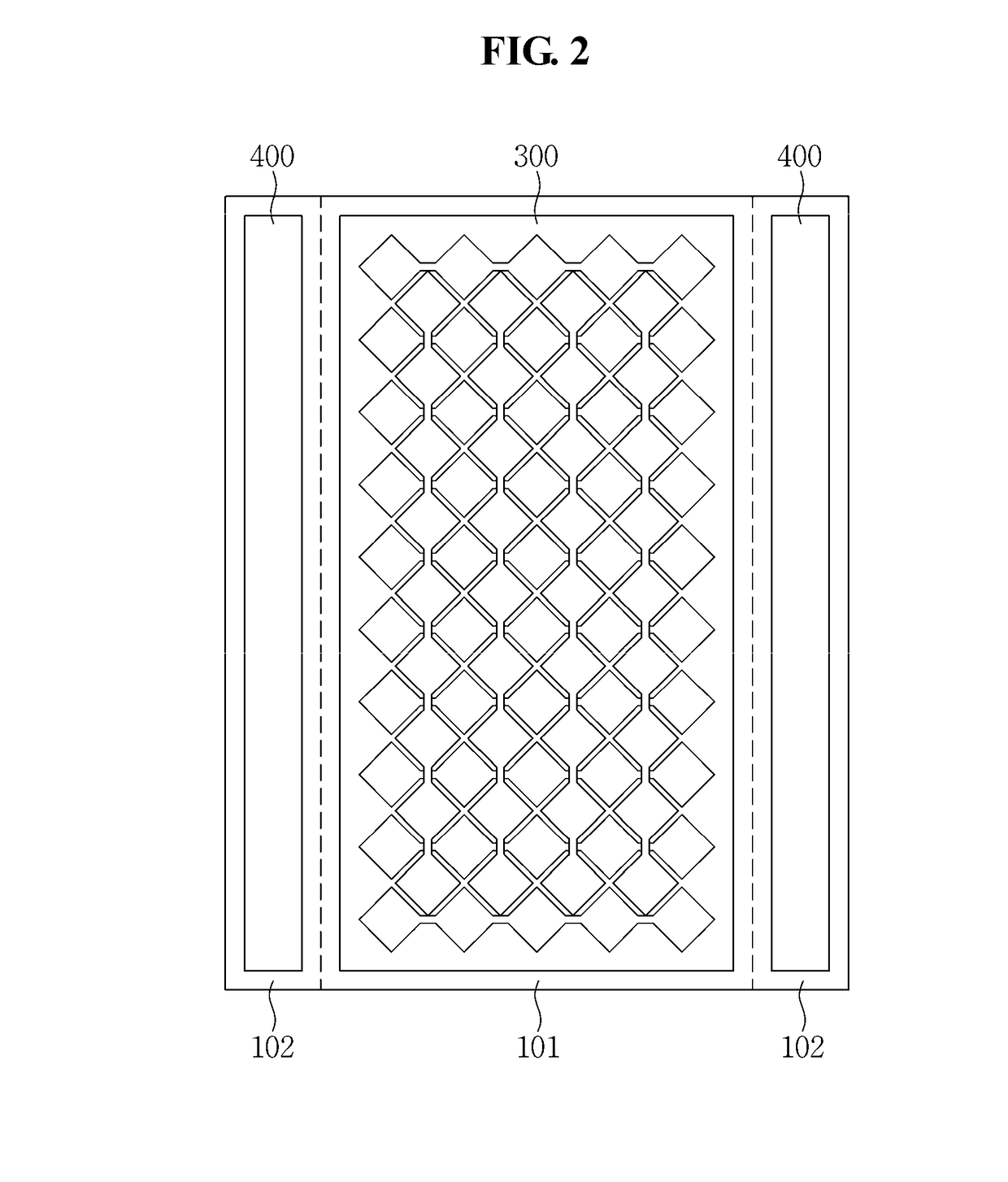 Display device having a planar surface portion and a curved surface portion