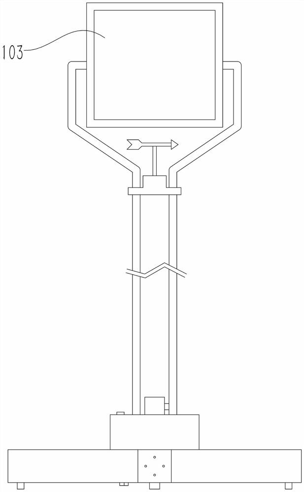 A kind of LED flood light with cooling device