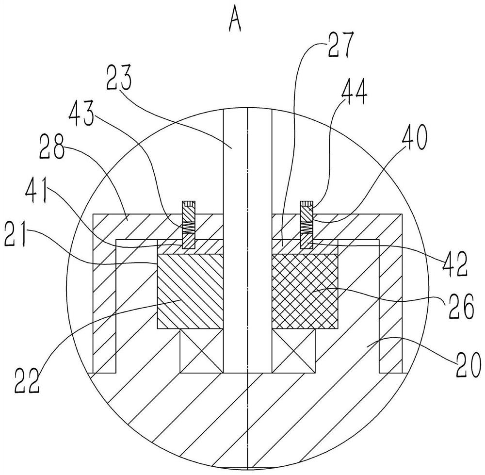 A kind of LED flood light with cooling device