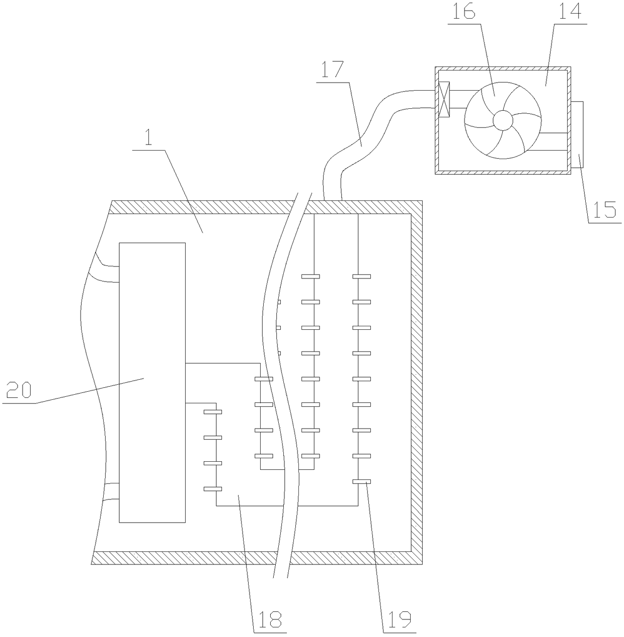 Face recognition device for construction site