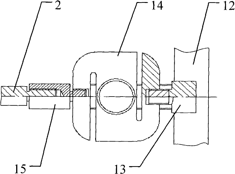 Method and device for detecting elasticity modulus of corn stalks