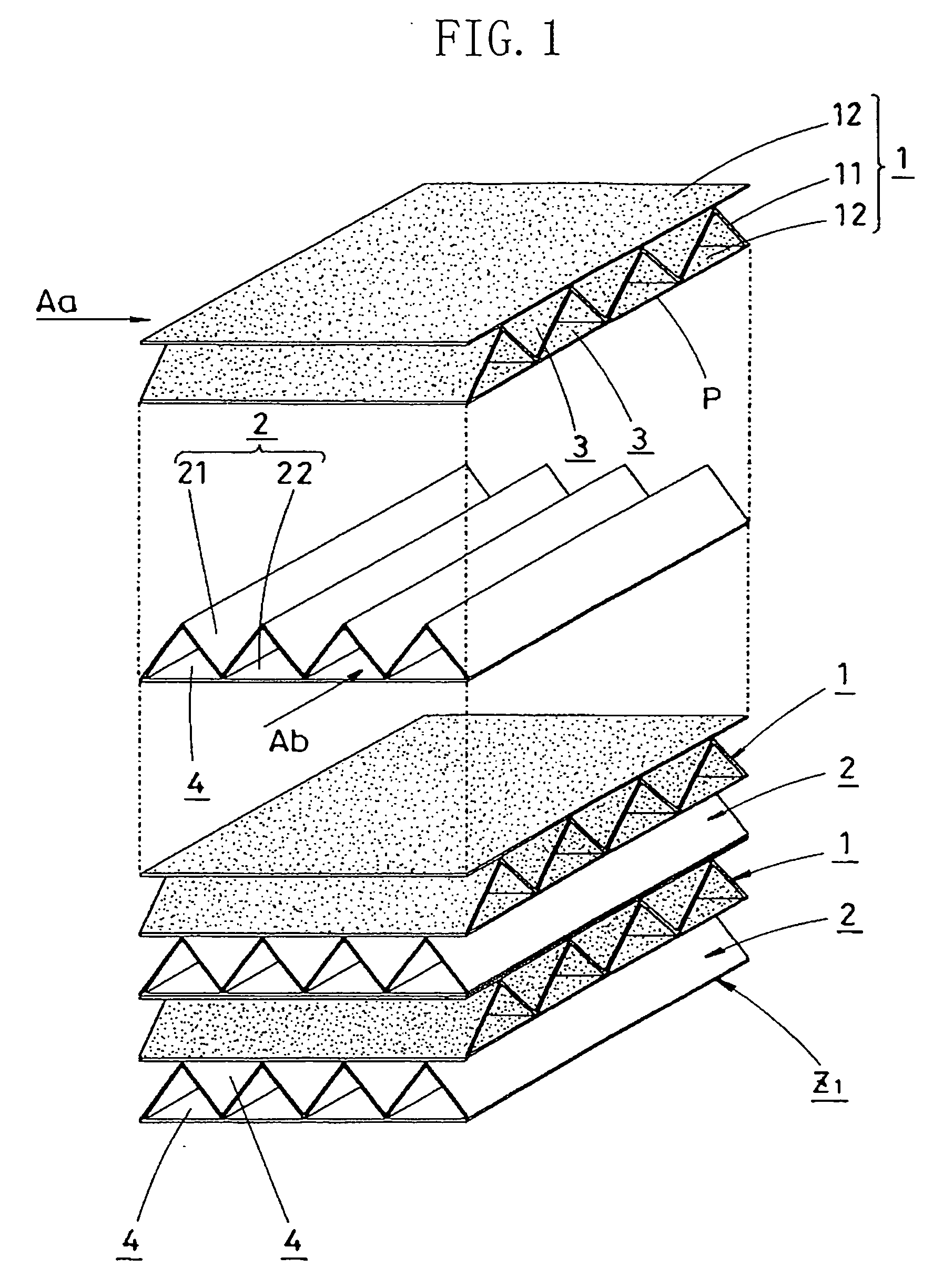 Dehumidifying element, and adsorbing element used for the dehumidifying element