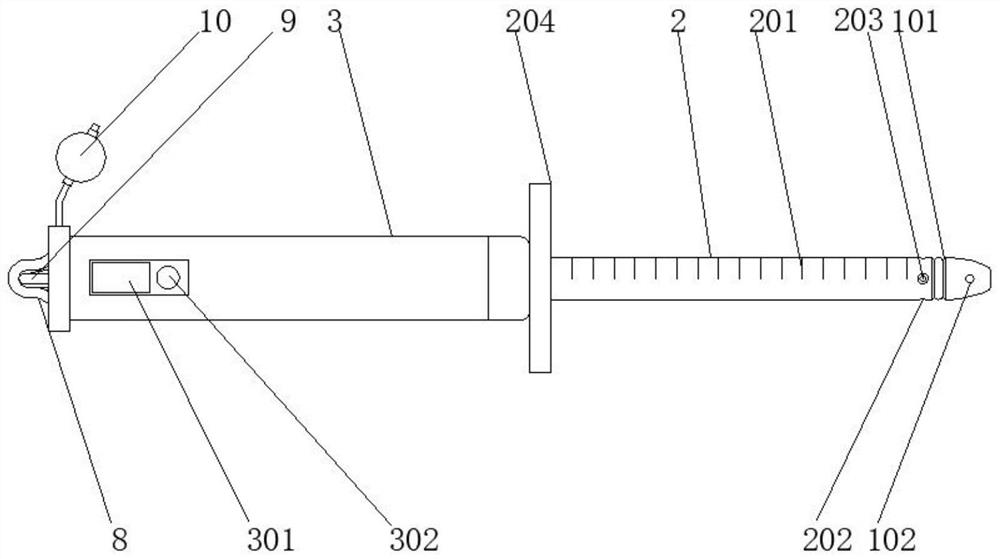 Intestinal tract flushing device