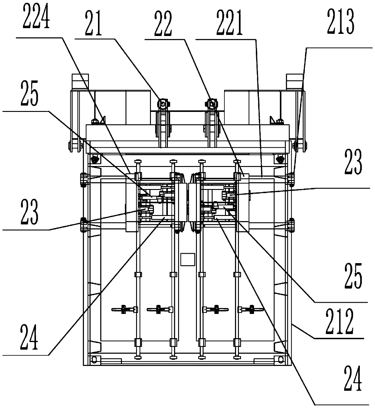 Novel container hoisting equipment