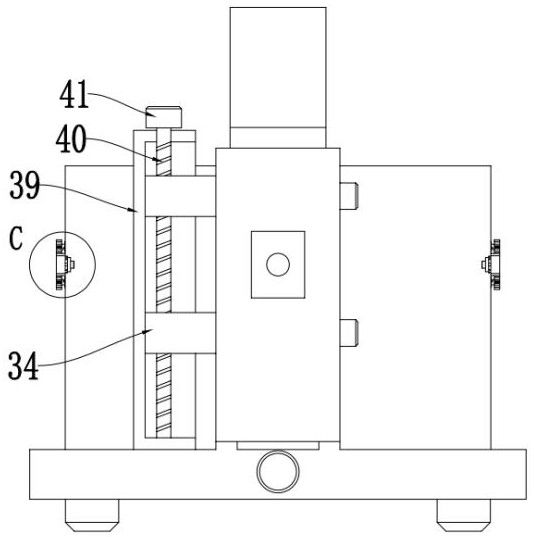 Phase change type building decorative plate surface leveling device based on Venturi effect