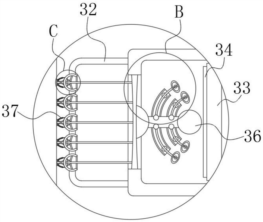 Dye vat cleaning device for textile production