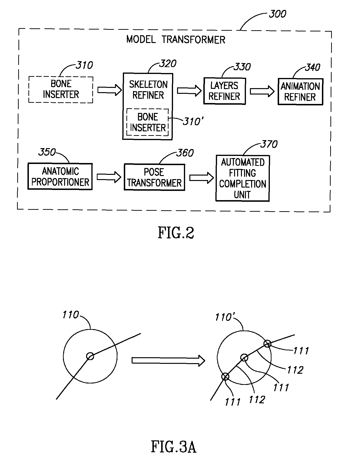 Animation of photo-images via fitting of combined models