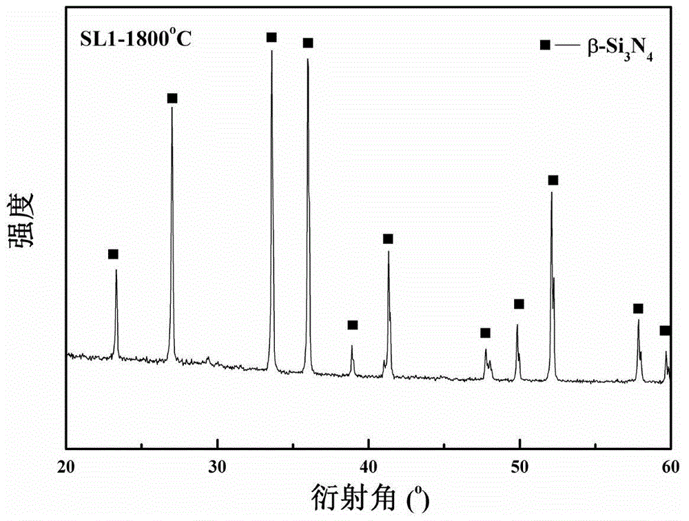 A kind of preparation method of porous silicon nitride ceramics with low metal ion residue