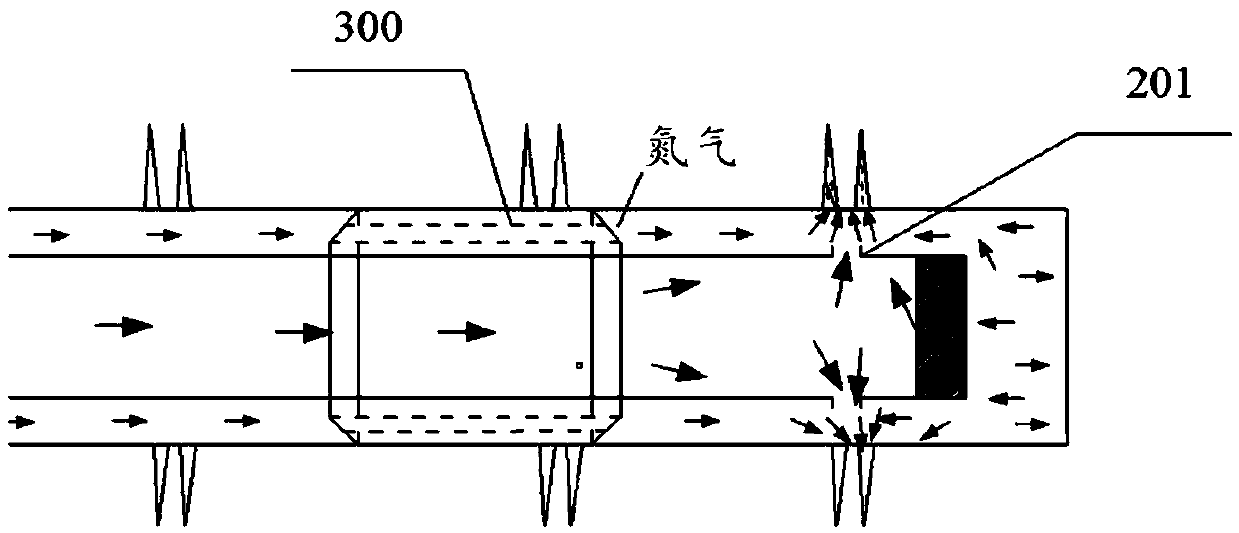 Horizontal well liquid nitrogen ice crystal temperature plugging staged fracturing method for coalbed methane