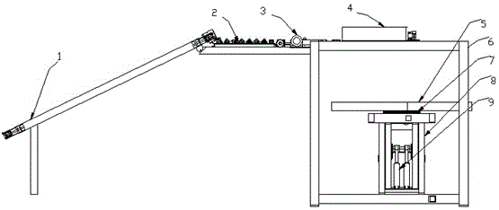 Material bag stacking machine