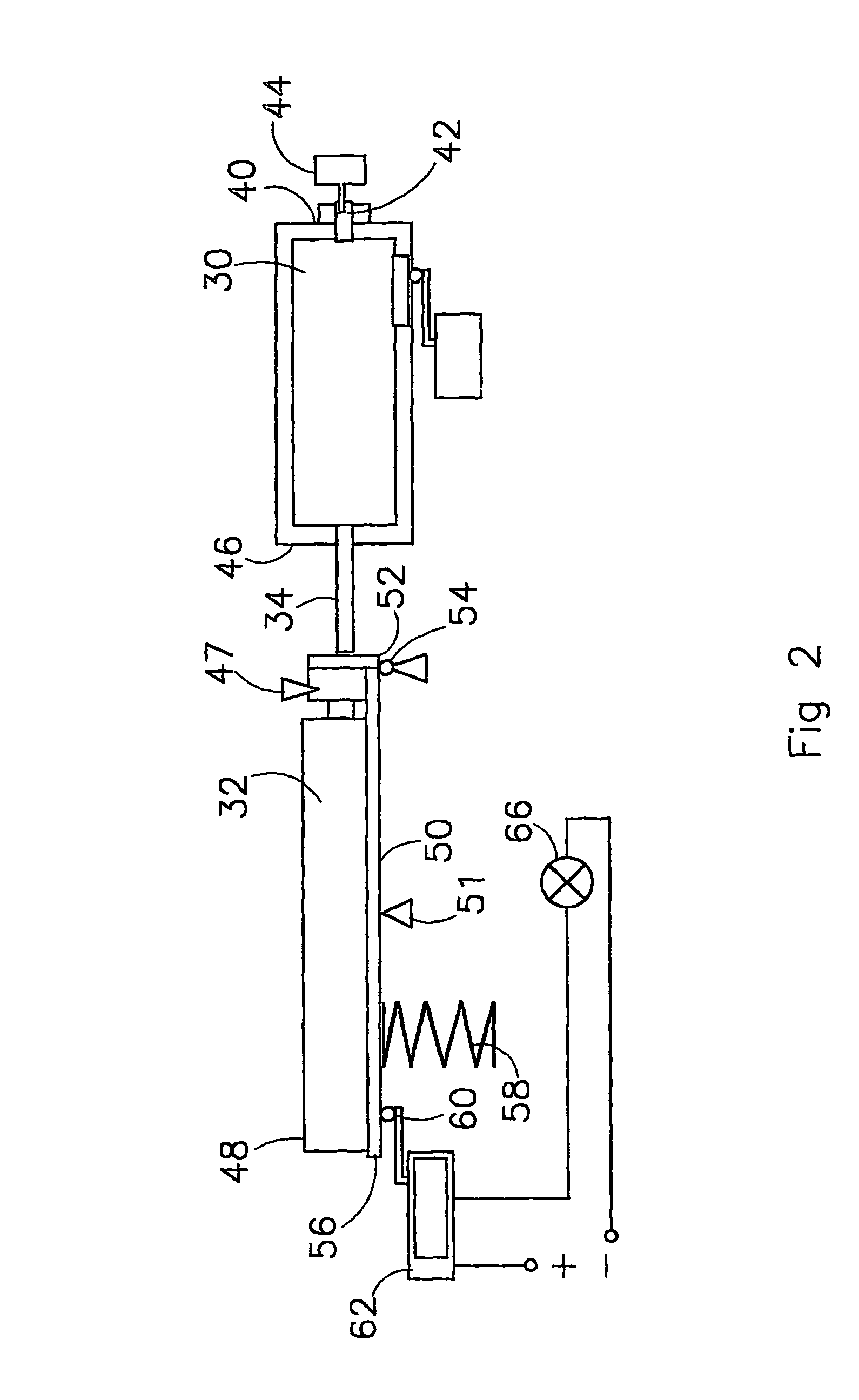 Printing device, flexible reservoir and working container and feed system