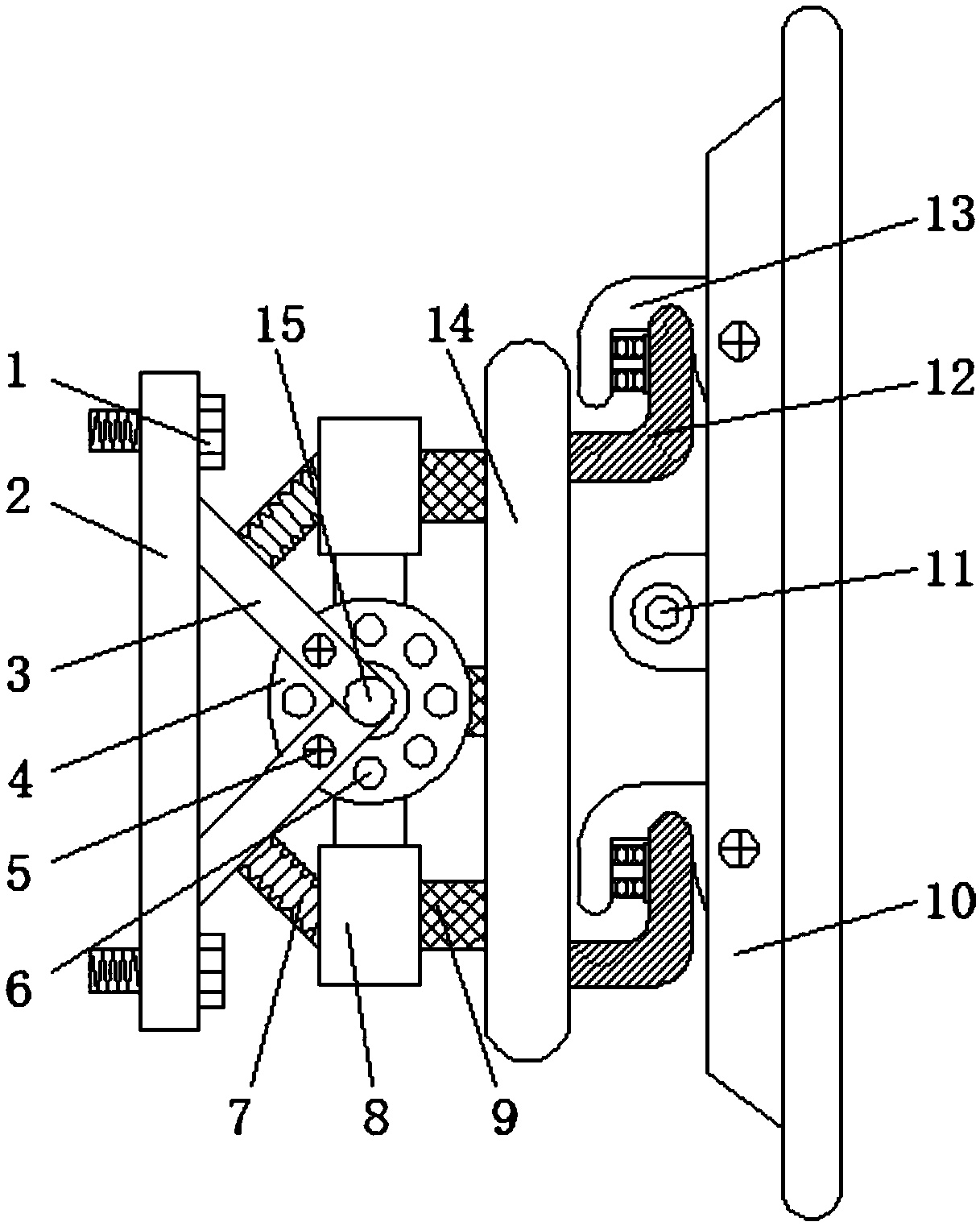 Wall-mounted type electrical appliance fixing device