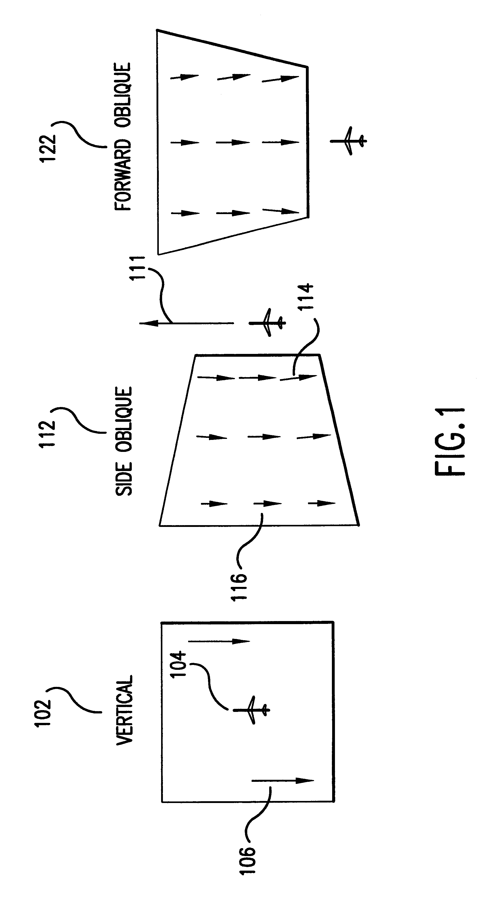 Electro-optical reconnaissance system with forward motion compensation