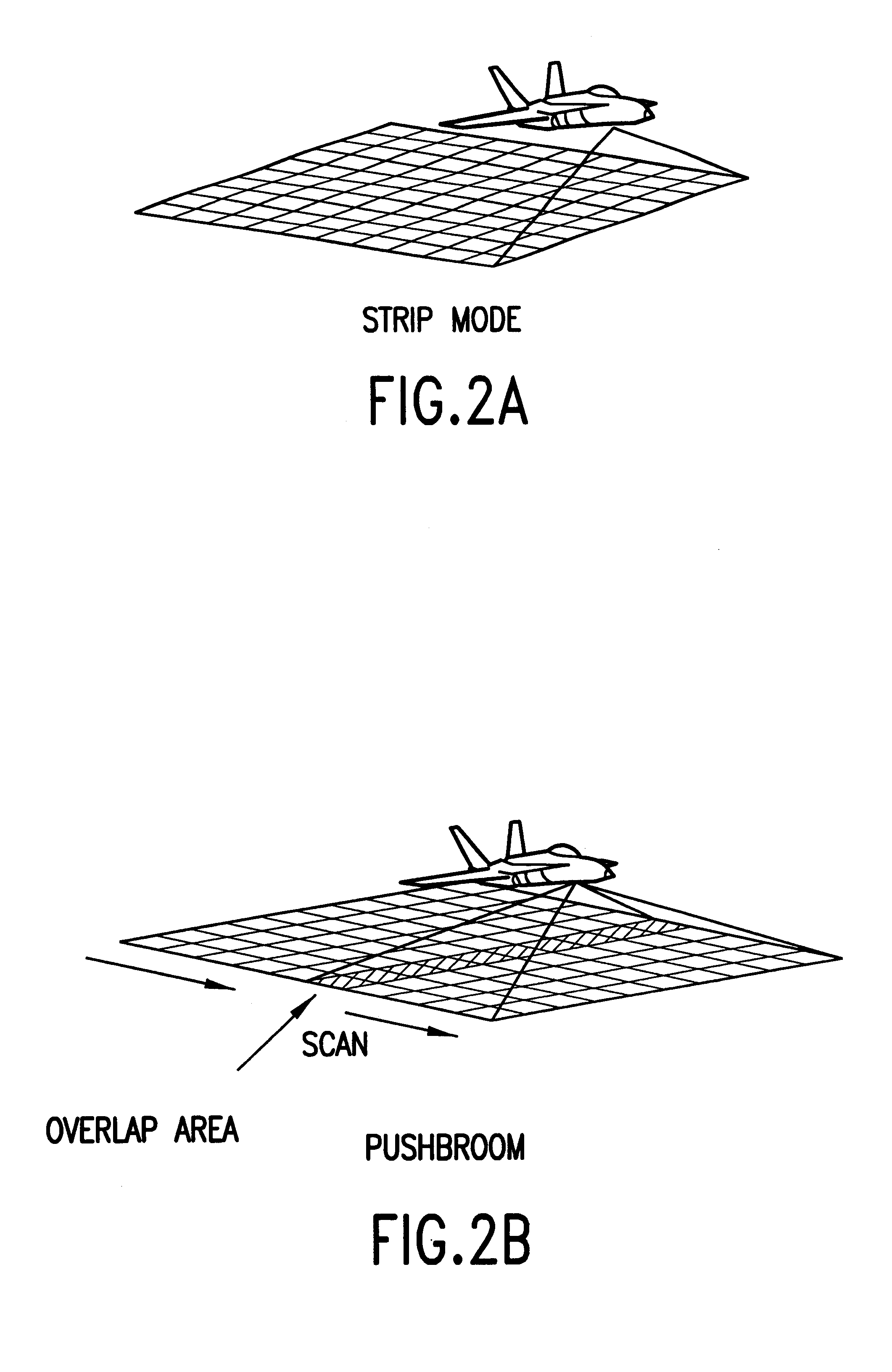 Electro-optical reconnaissance system with forward motion compensation