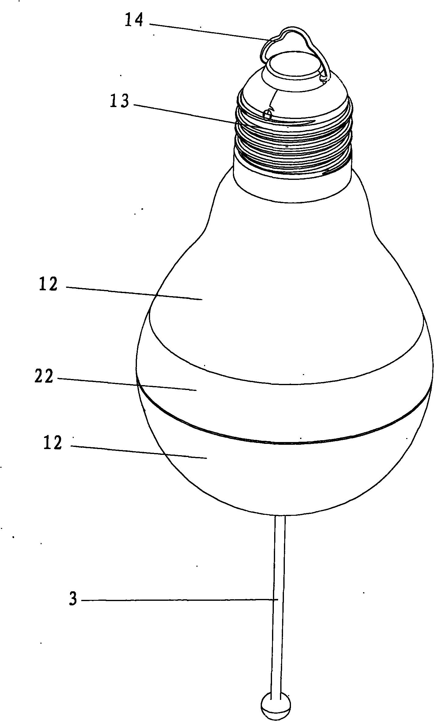 Novel solar lamp