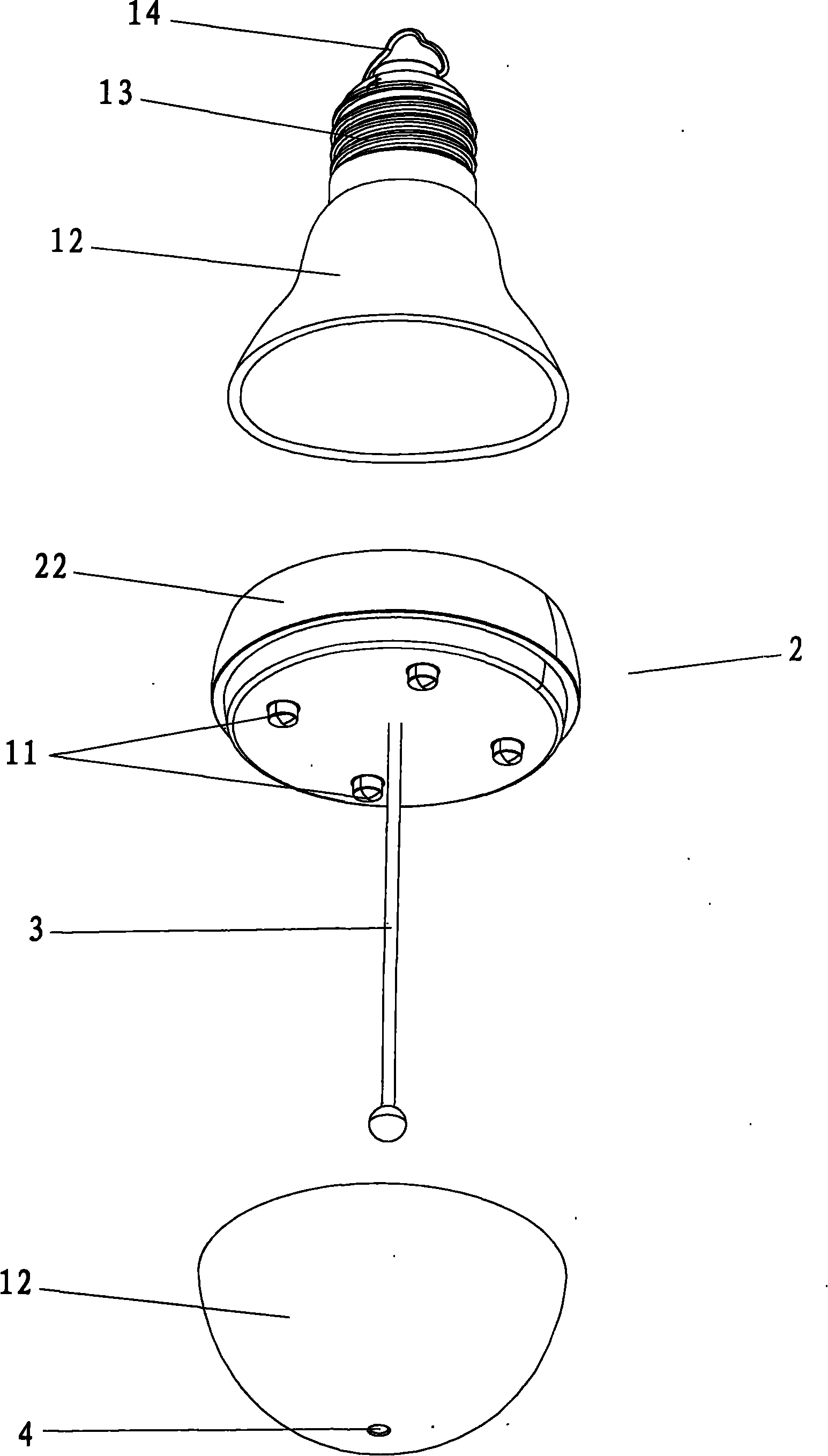 Novel solar lamp