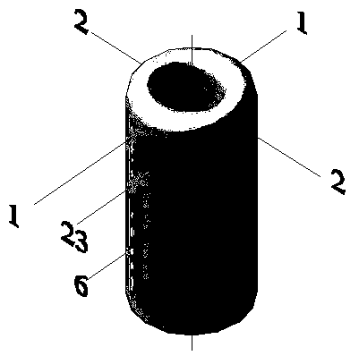 Soil body temperature gradient and moisture movement test device