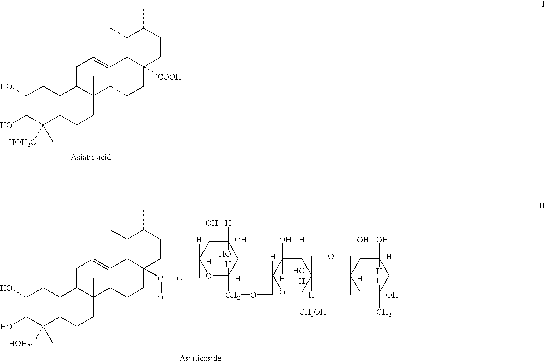 Application of asiatic acid and its derivatives to treat pulmonary fibrosis