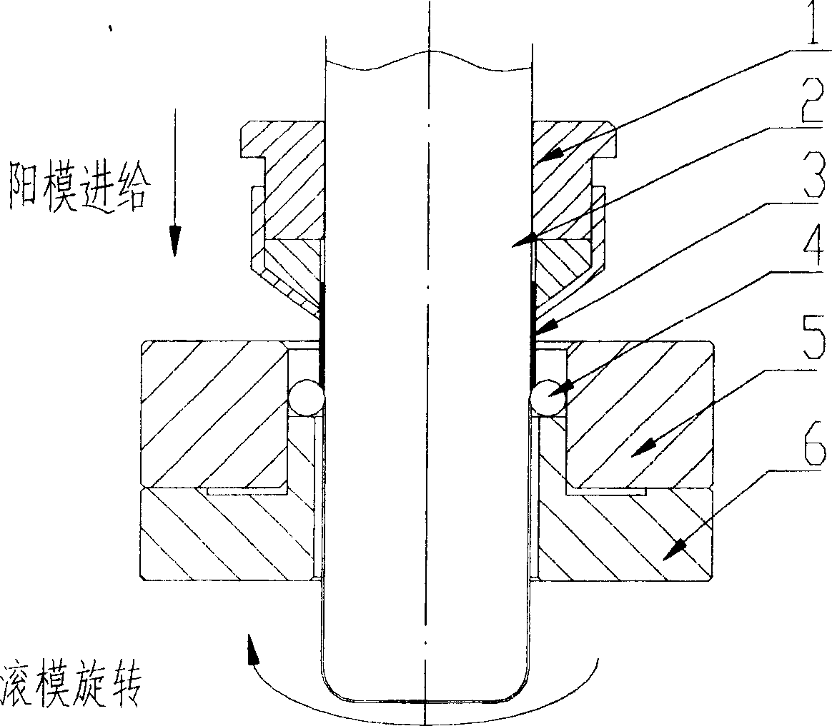 Locking clamp for spinning and drawing process of fixing metal film casing for printer and duplicator and the