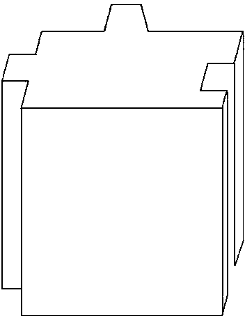 Supporting and protecting double-convex and single-concave occluded water stopping pile