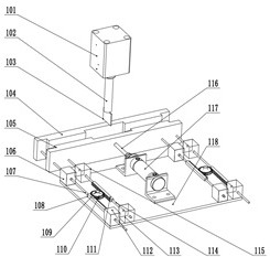 Square steel pipe vertical-welding robot