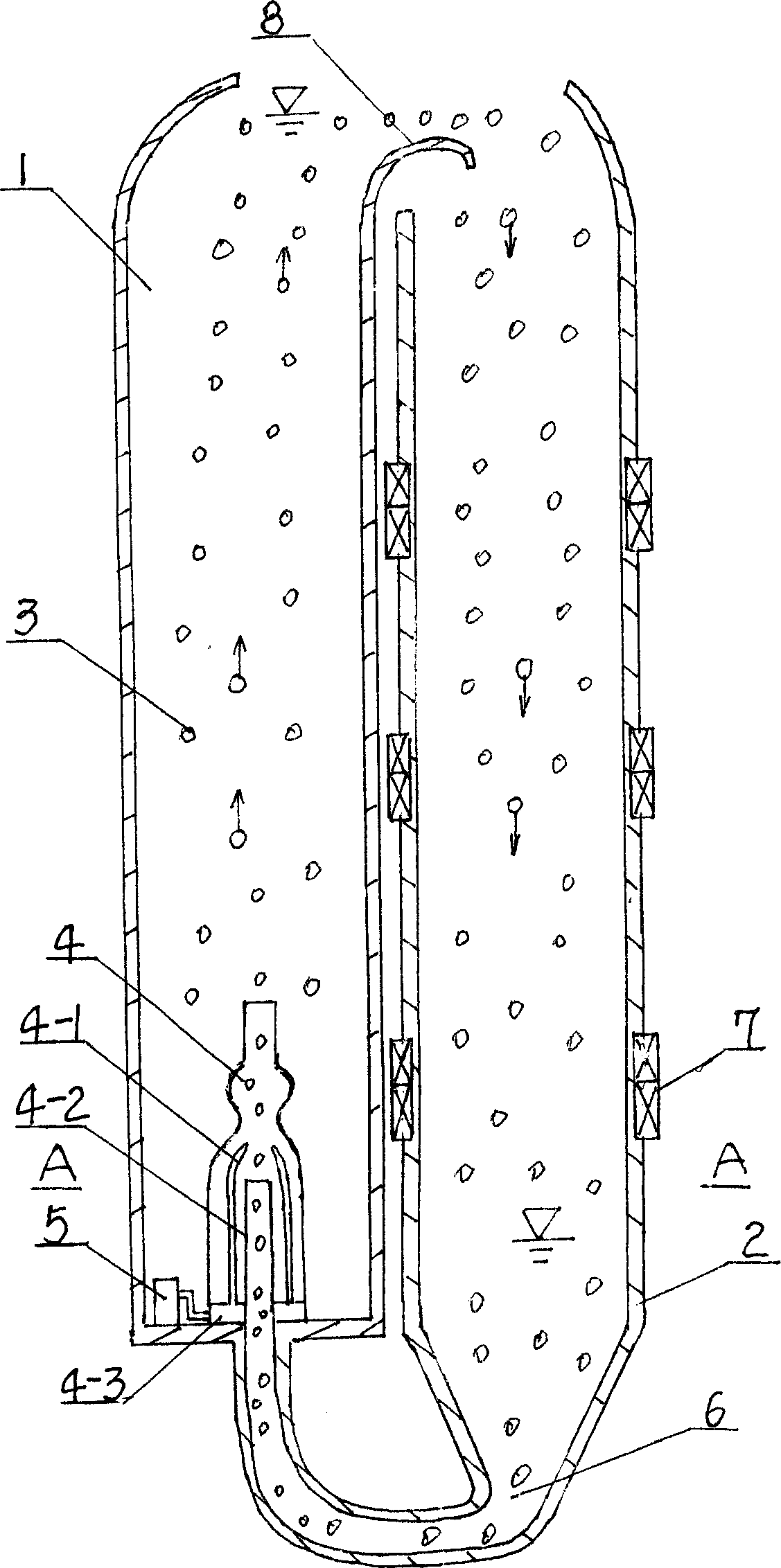 Hydro-float solid-liquid magnetic fluid generating technology device