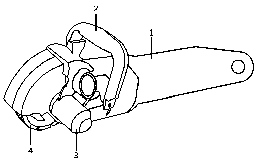 Pressing type scrapped automobile disassembling device