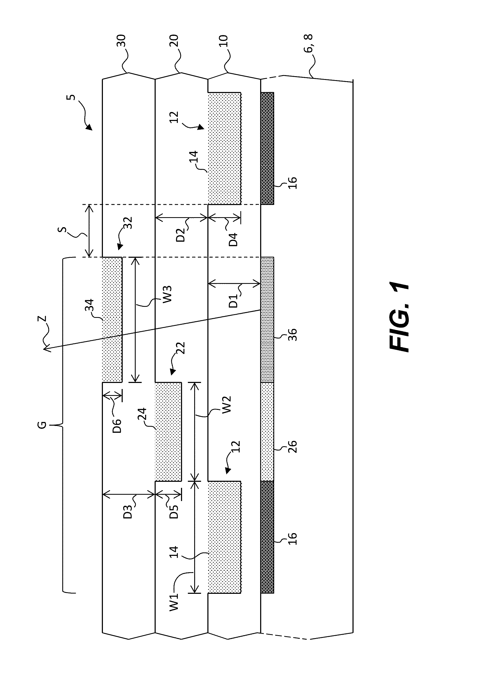 Ribbed large-format imprinting method