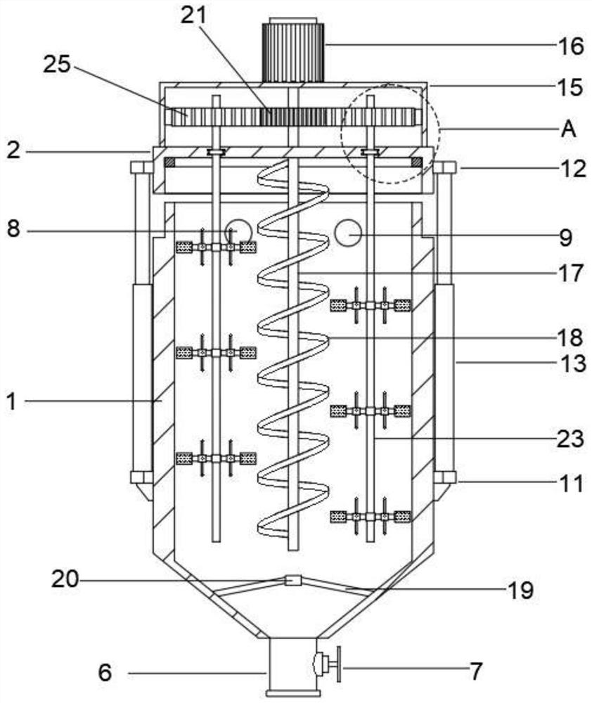 Efficient and uniform coating stirrer