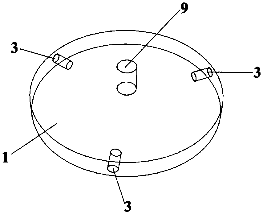 Anchor rod embedding device for true three-dimensional geomechanics model test, and operation method