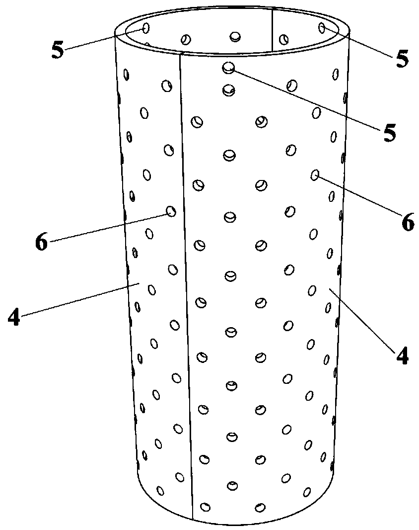 Anchor rod embedding device for true three-dimensional geomechanics model test, and operation method