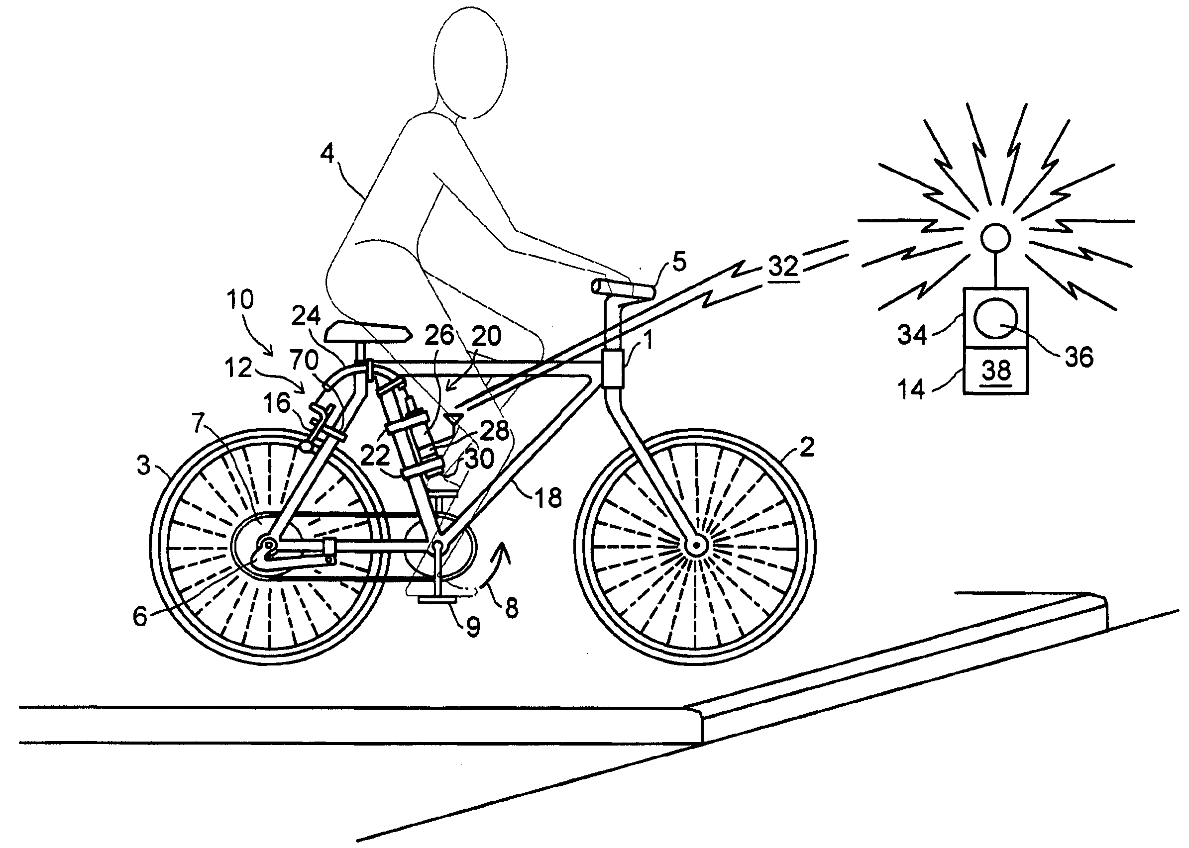 Bicycle safety apparatus