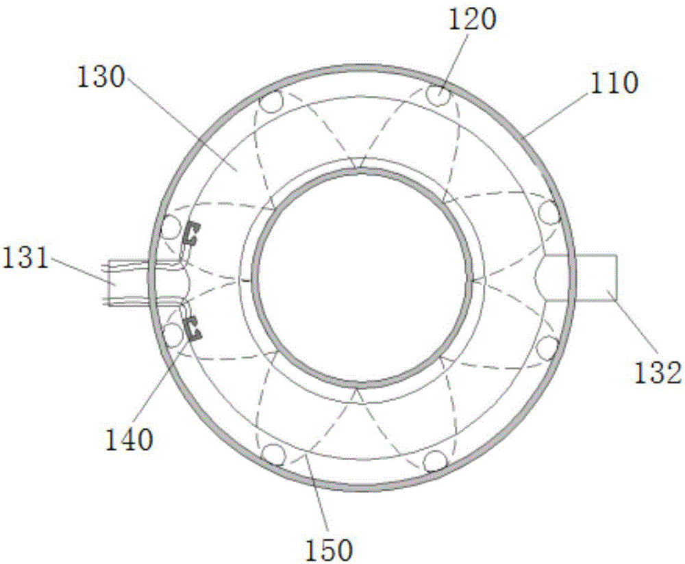 Vehicle-mounted online reforming catalysis and hydrogen production device