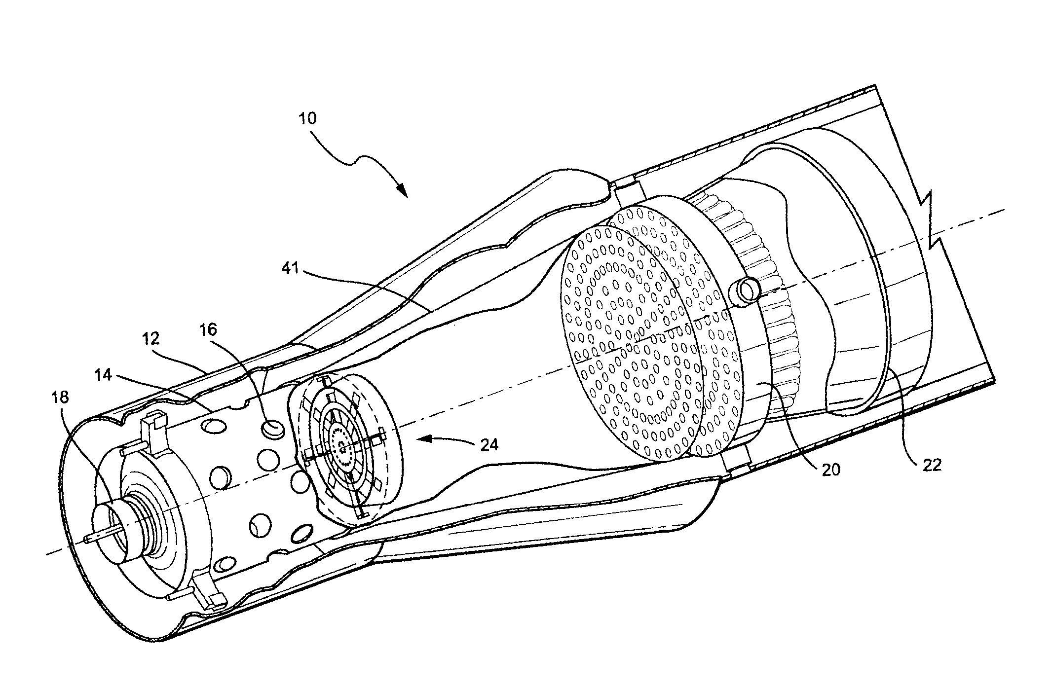 Flow controller for gas turbine combustors