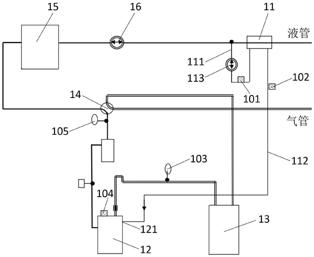 Air supply and enthalpy increase control method for air conditioner