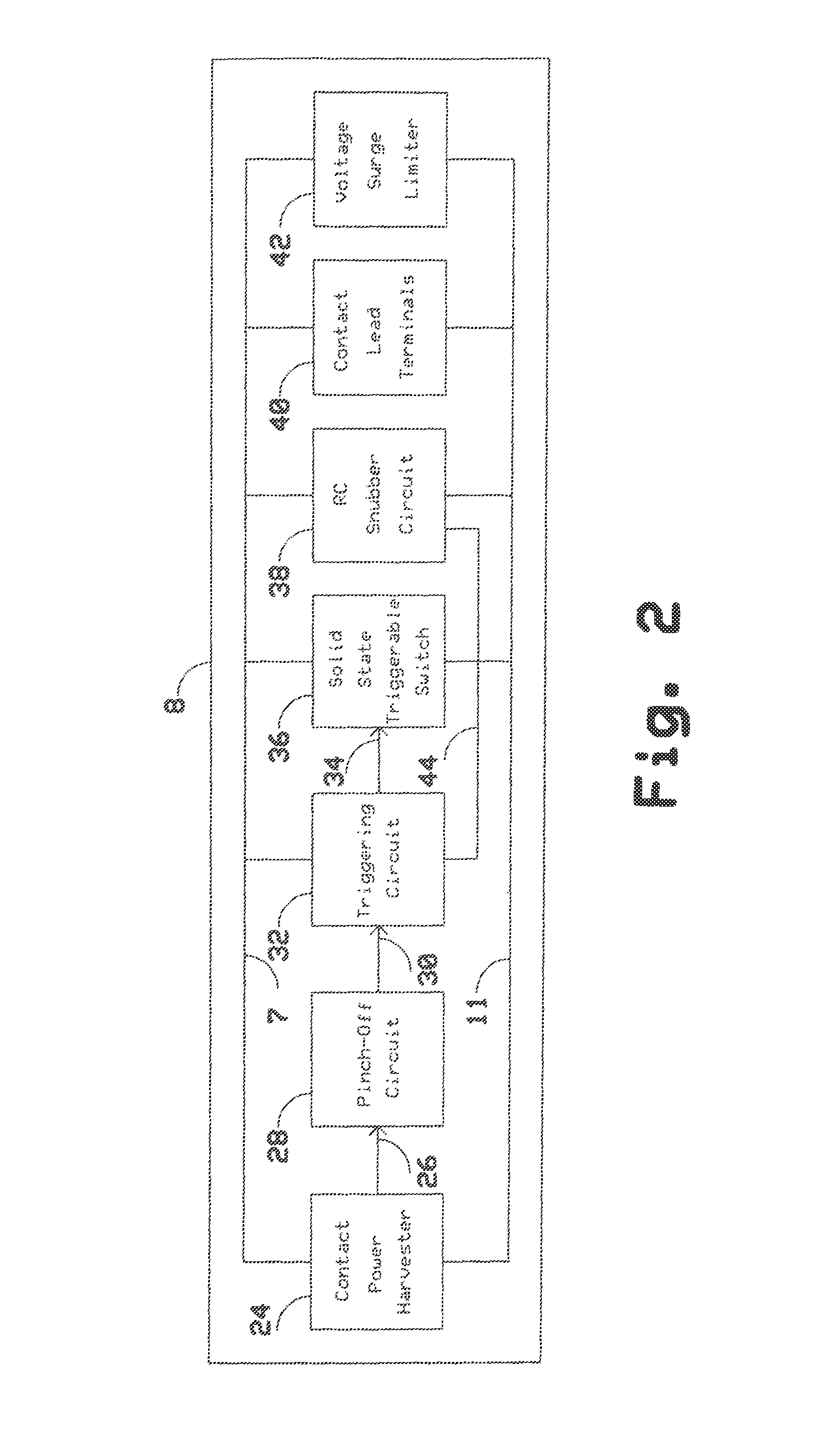 Two terminal arc suppressor