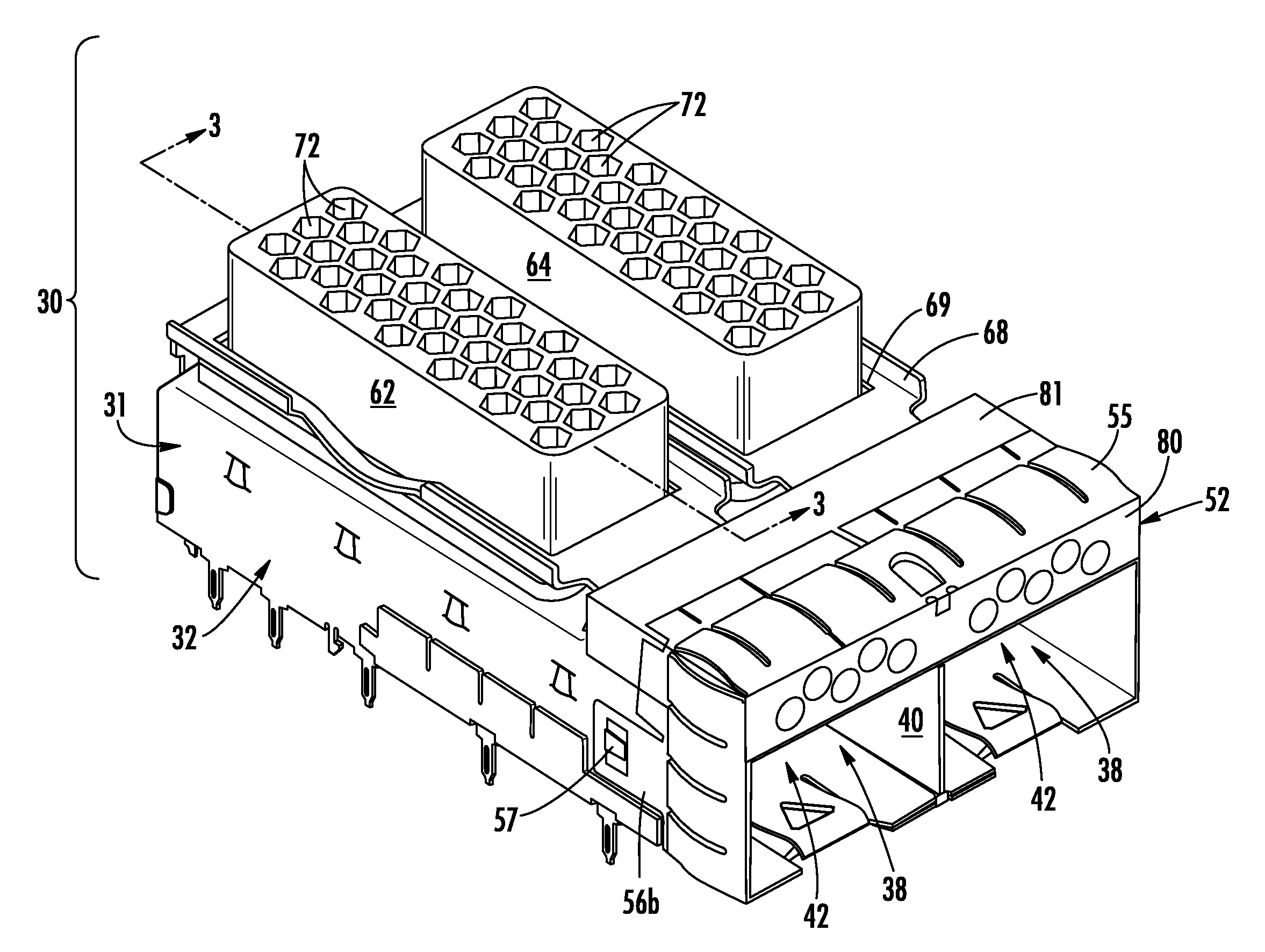 Heat dissipative air guide