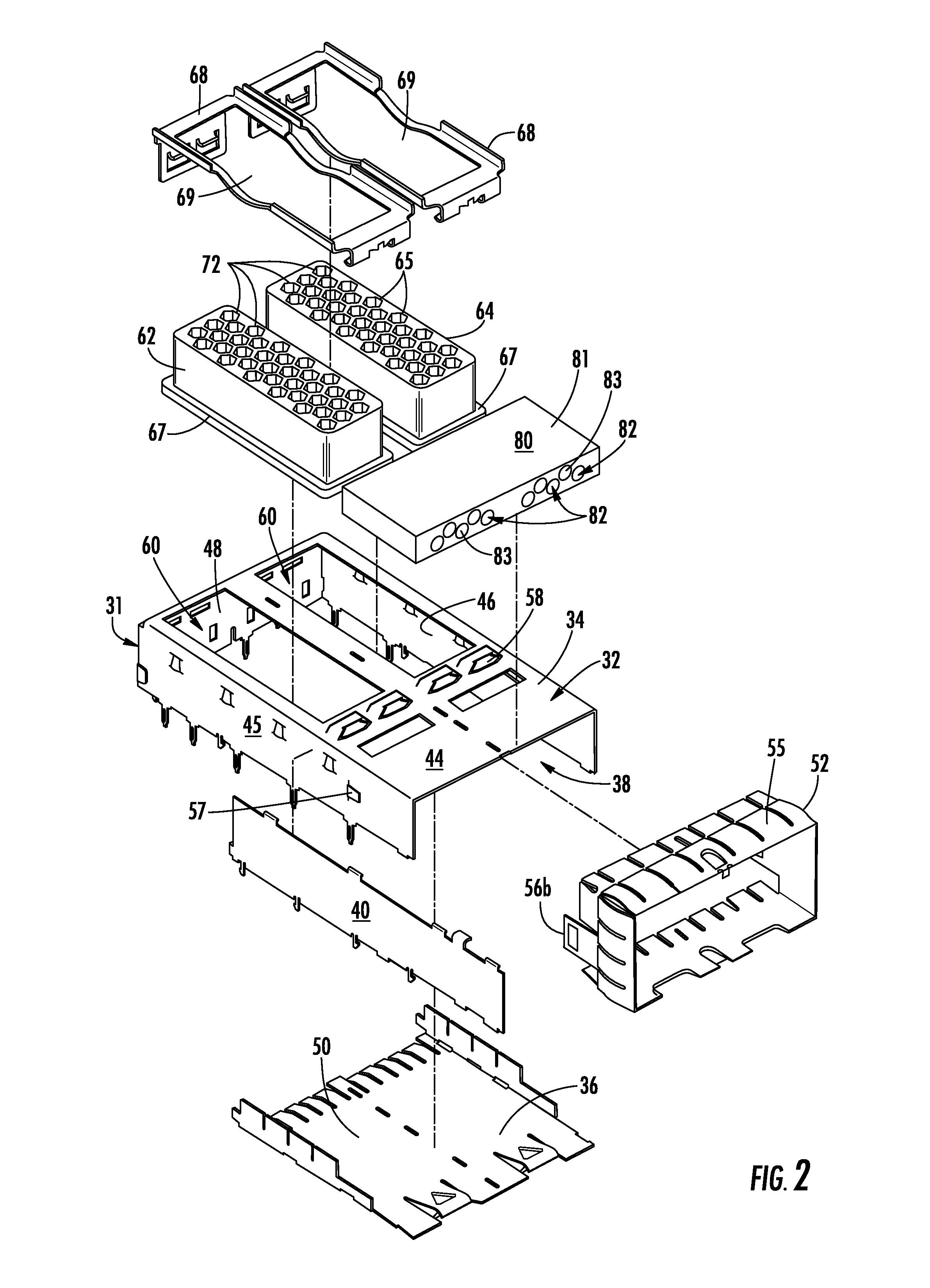 Heat dissipative air guide