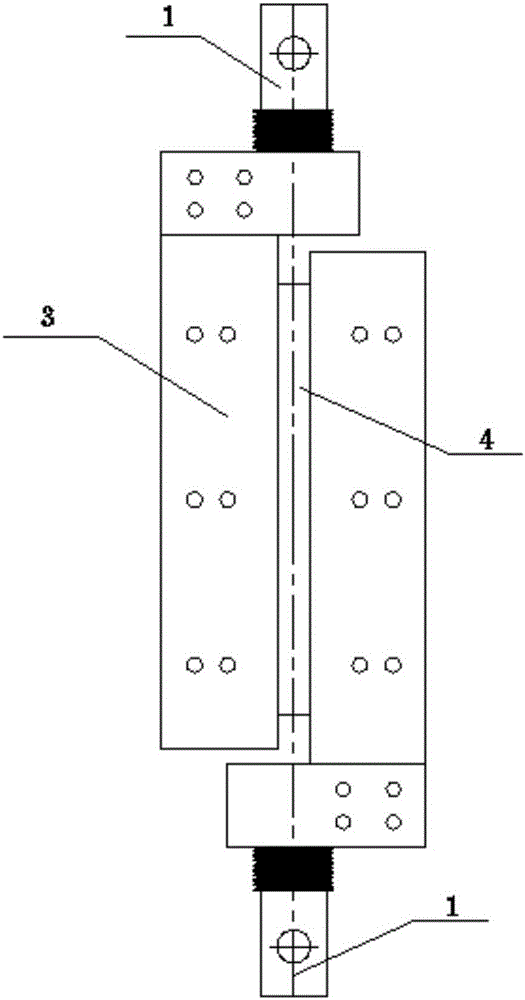 Test method and test fixture for in-plane shear test of composite sheets