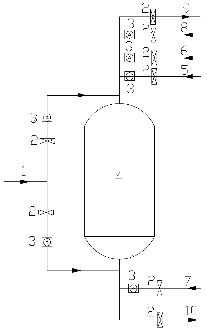 On-line recovery method for ion exchange resin